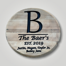 Load image into Gallery viewer, Custom Engraved Bourbon Barrel Head