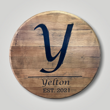 Load image into Gallery viewer, Custom Engraved Bourbon Barrel Head