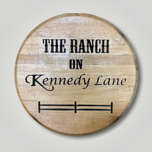 Load image into Gallery viewer, Custom Engraved Bourbon Barrel Head