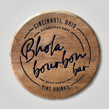 Load image into Gallery viewer, Custom Engraved Bourbon Barrel Head