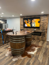 Load image into Gallery viewer, Custom Stave Wall Installation
