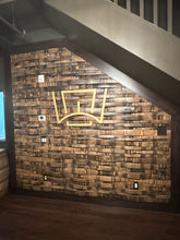 Load image into Gallery viewer, Custom Stave Wall Installation
