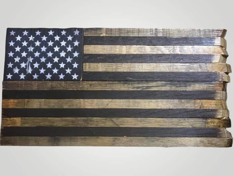 Bourbon Barrel Flag