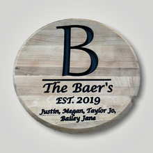 Load image into Gallery viewer, Custom Engraved Bourbon Barrel Head
