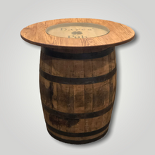Load image into Gallery viewer, Custom Finished Bourbon Barrel Pub Table
