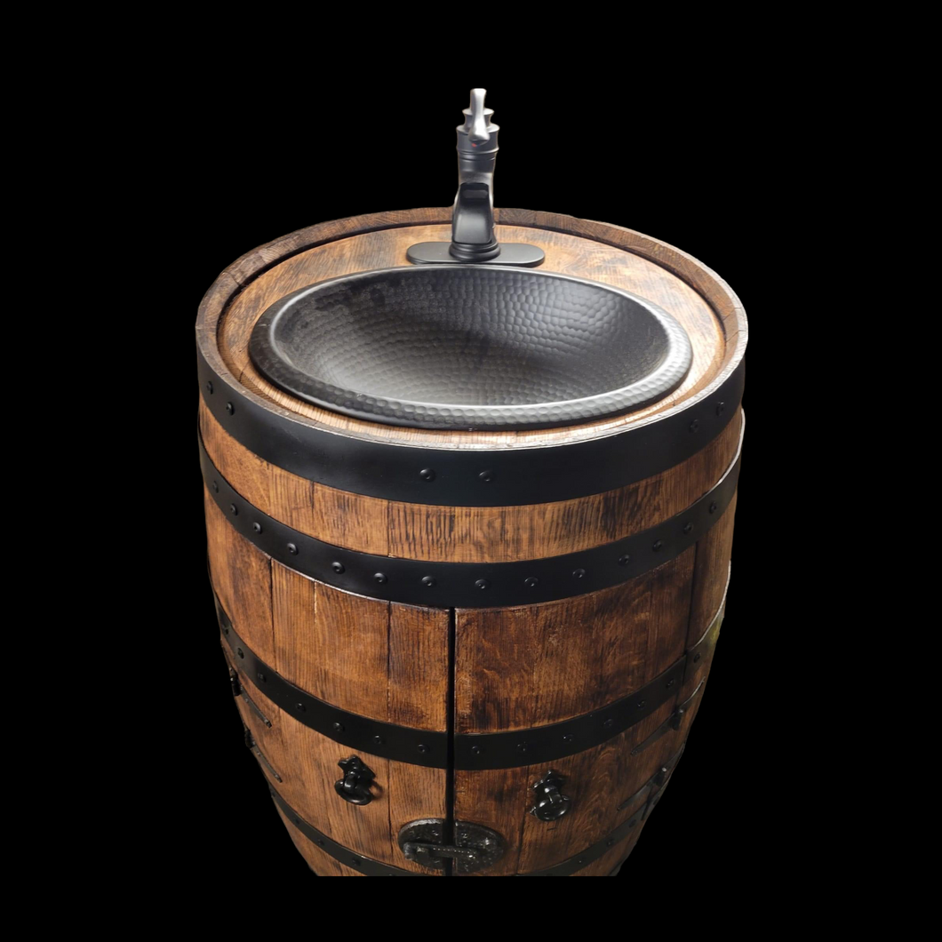 Bourbon Barrel Sink