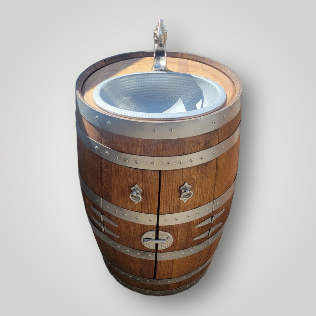 Bourbon Barrel Sink